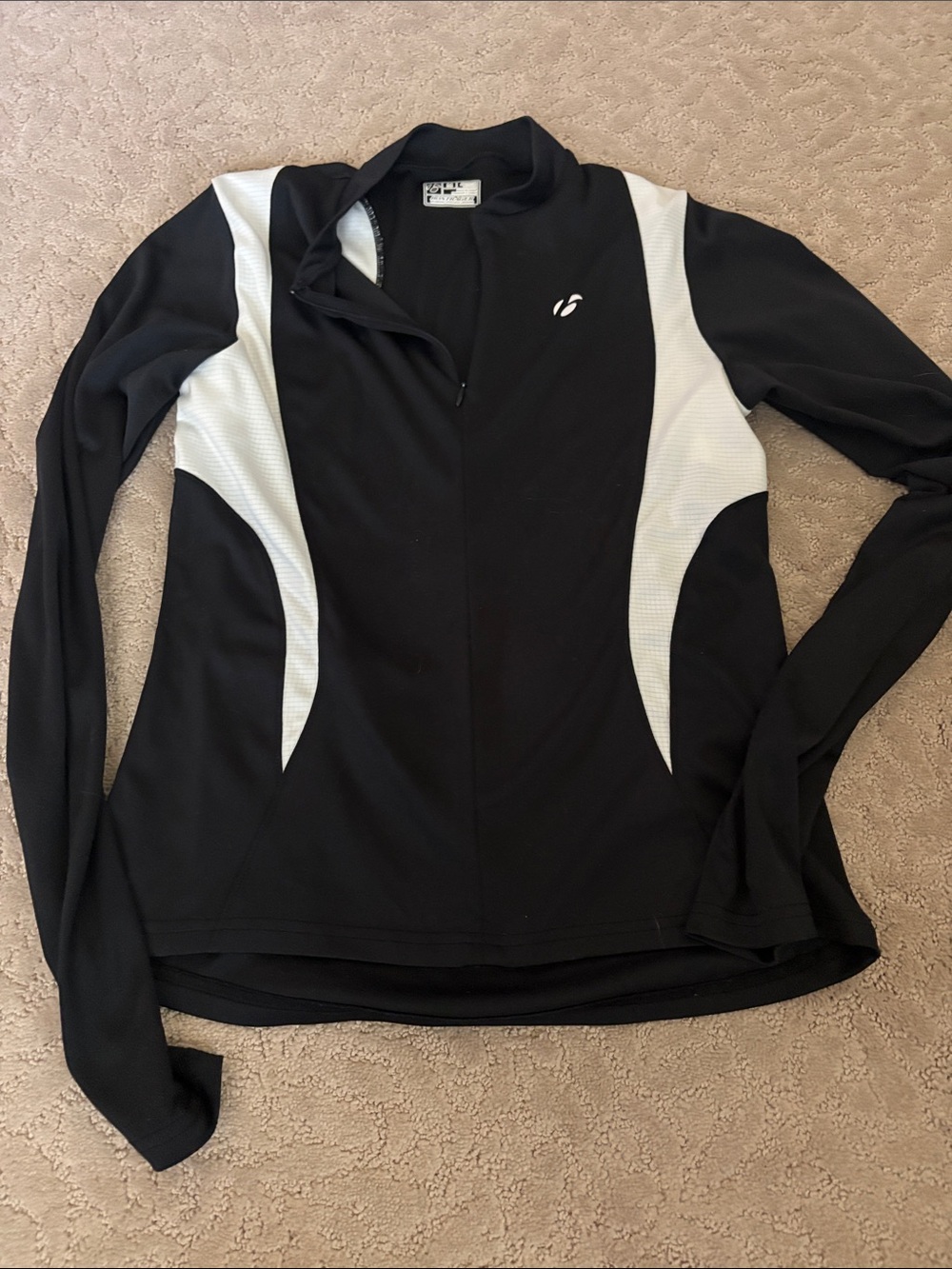 Bontrager Women’s Black & White Long Sleeve Cycling Jersey